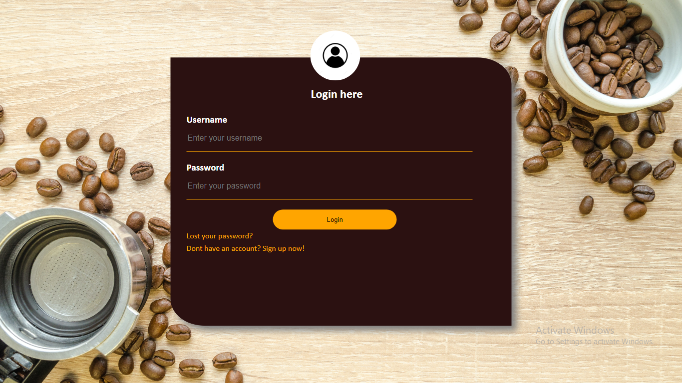 Coffee Enterprise Page